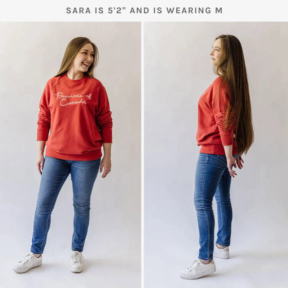 PROVINCE OF CANADA: HAND SCRIPT SWEATER - Picture 3 of 8